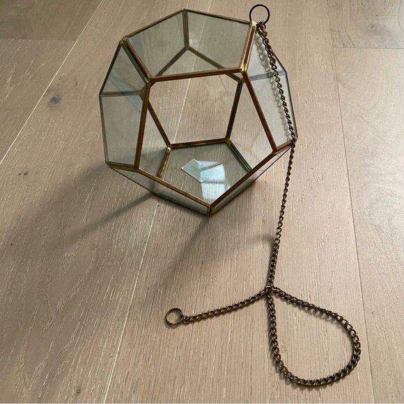 Glass Geometric Sphere Prism Terrarium - Picture 5 of 7